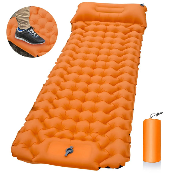 Matelas Gonflable Beaudoux Ultraléger avec Oreillers pour Camping