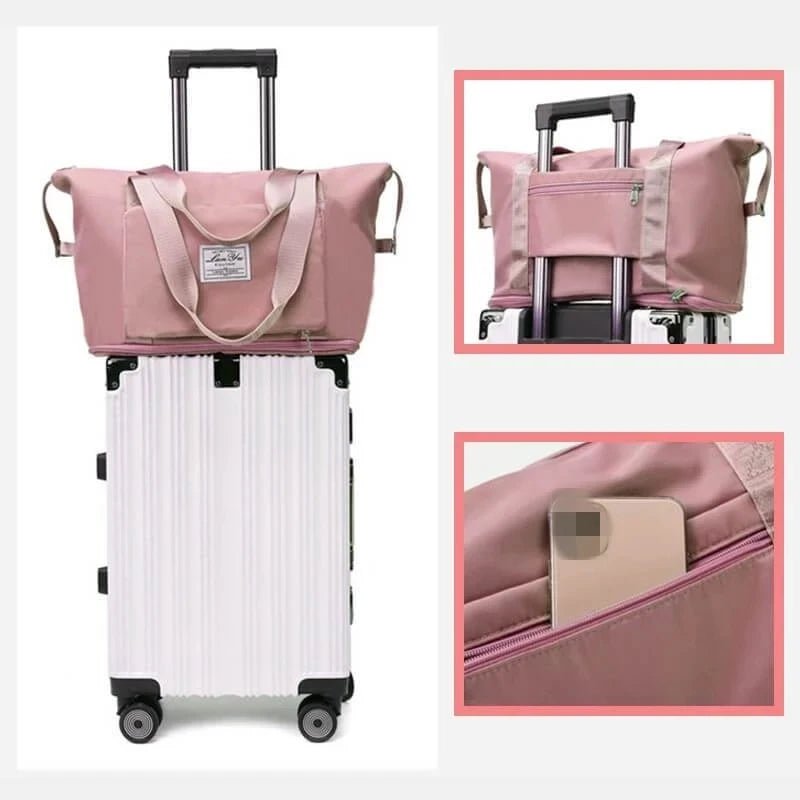 Venture®-Sac pliable de voyage Vegan - 14:200003699#cherry pink